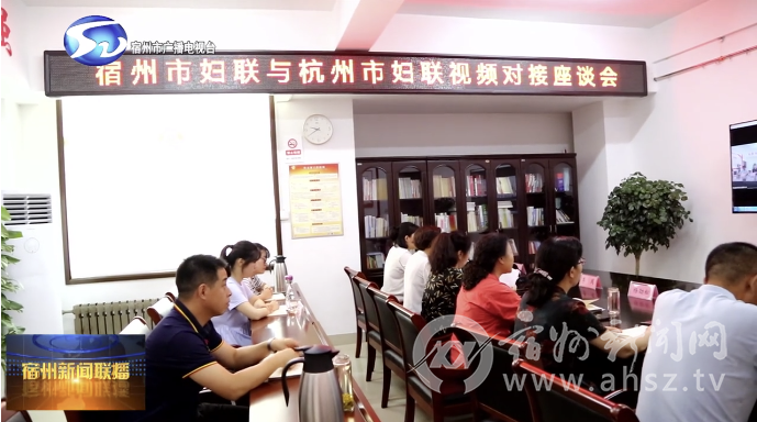 宿州市妇联与杭州市妇联视频对接座谈会召开