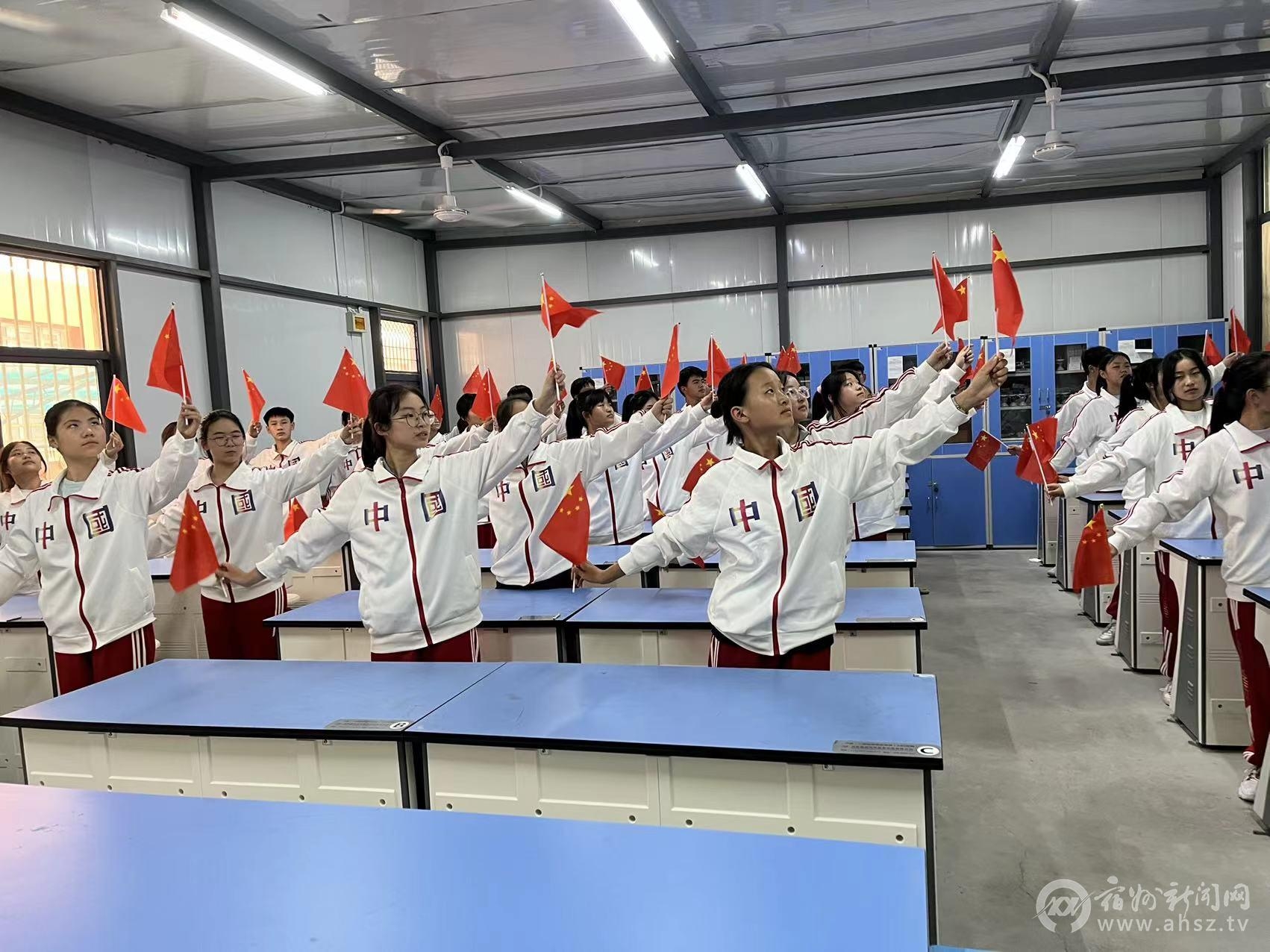 宿州矿建中学校园文化丰富多彩引导学生全面发展