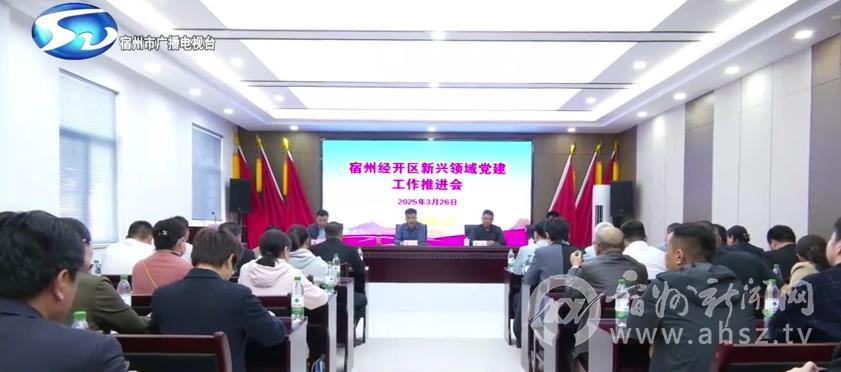 宿州经开区召开新兴领域党建工作推进会